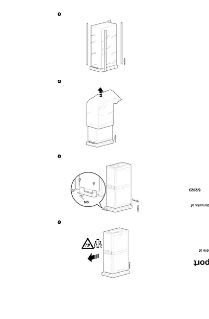 schneider施耐德NetShelter SX Cabinet_ 2nd Generation 拆箱单